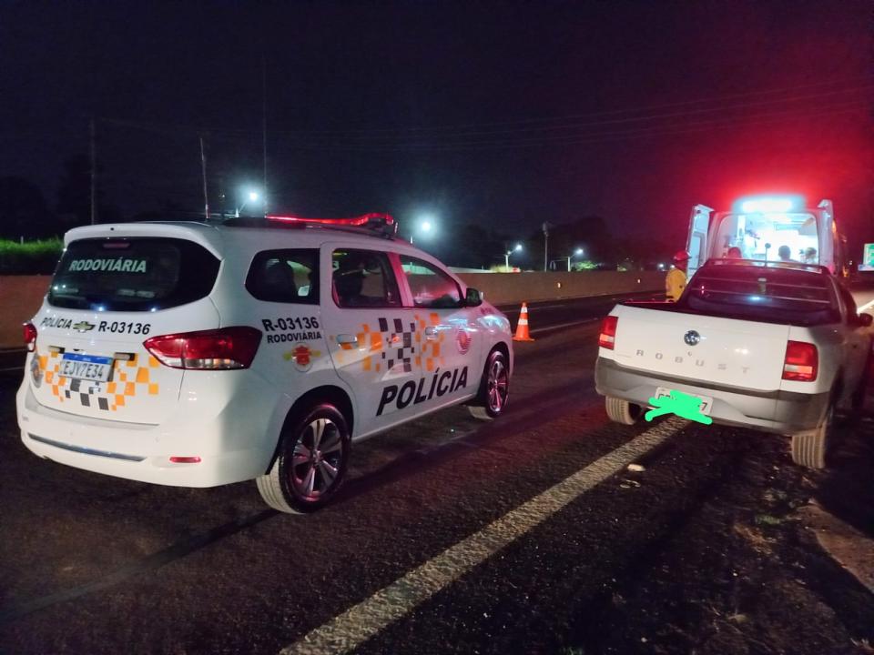 Foto 4 de 4 — Ciclista é atropelado por saveiro na SP-255 em Araraquara